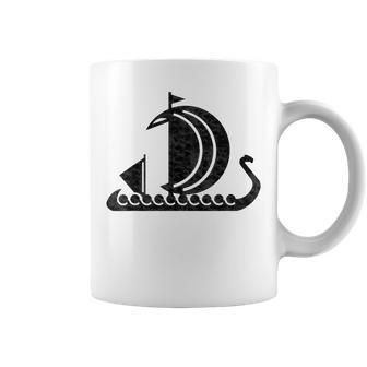 Viking Warrior Sailing Ship Scandinavian Greyjoy Coffee Mug - Monsterry DE