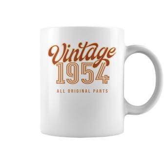 Vintage 1954 All Original Parts For & Birthday Coffee Mug - Monsterry