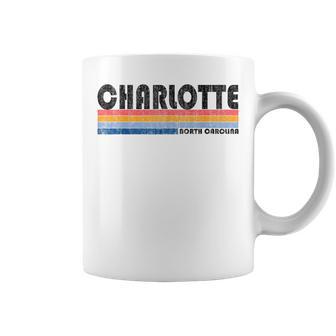 Vintage 1980S Style Charlotte Nc T Coffee Mug - Monsterry DE