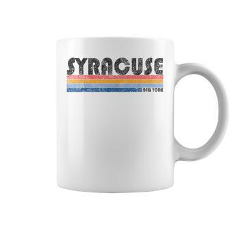 Vintage 1980S Style Syracuse New York Coffee Mug - Monsterry DE