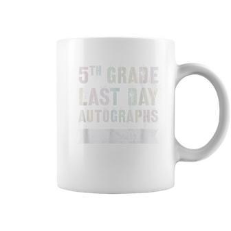 Vintage 5Th Grade Last Day Autographs Day Signing Signature Coffee Mug - Monsterry AU