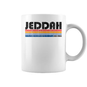 Vintage 70S 80S Style Jeddah Saudi Arabia Coffee Mug - Monsterry DE