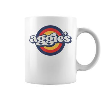 Vintage Aggies High School Spirit Go Aggies Aggie Pride Coffee Mug - Monsterry DE