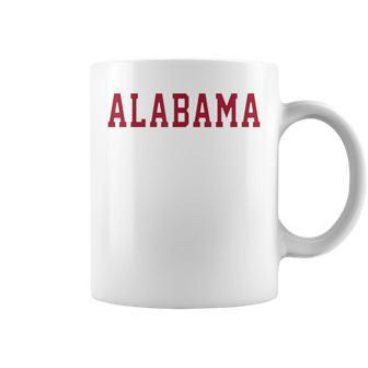 Vintage Alabama Alabama Retro Red Coffee Mug - Seseable