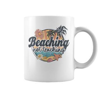 Vintage Beaching Not Teaching School's Out For Summer Women Coffee Mug - Seseable