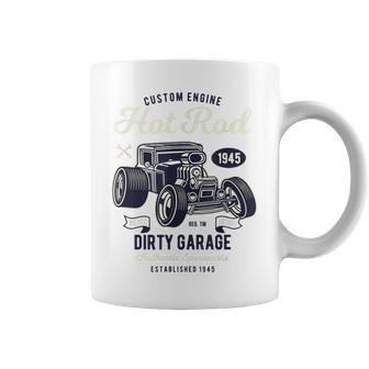 Vintage Car Garage For Hot Rod Car Lovers Coffee Mug - Monsterry CA