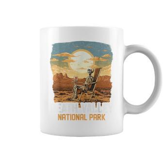 Vintage Death Valley National Park California Desert Hiking Coffee Mug - Monsterry AU