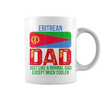 Vintage Eritrean Dad Eritrea Flag For Father's Day Coffee Mug - Monsterry AU