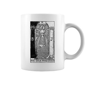 Vintage High Priestess Tarot Card Coffee Mug - Monsterry UK