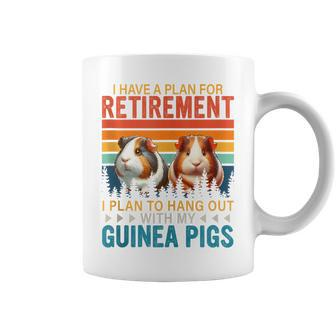 Vintage Plan For Retirement To Hang Out With Guinea Pigs Coffee Mug - Monsterry