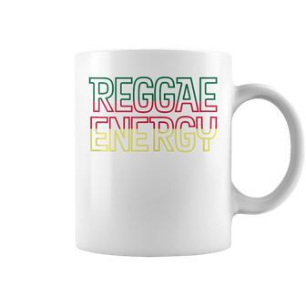 Vintage Reggae Energy Caribbean Love Rasta Roots Reggae Coffee Mug - Monsterry DE