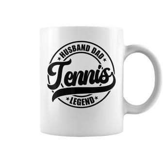 Vintage Retro Husband Dad Tennis Legend Father's Day Coffee Mug - Seseable