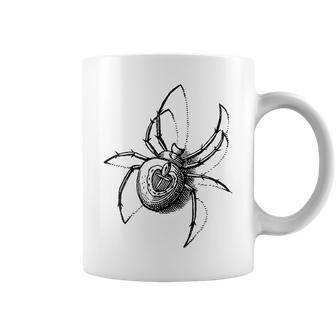 Vintage Retro Spider Scientific Illustration Entomology Coffee Mug - Monsterry