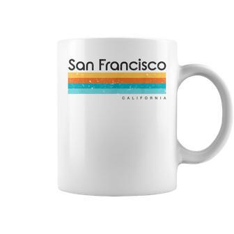 Vintage San Francisco California Ca Retro Coffee Mug - Monsterry UK