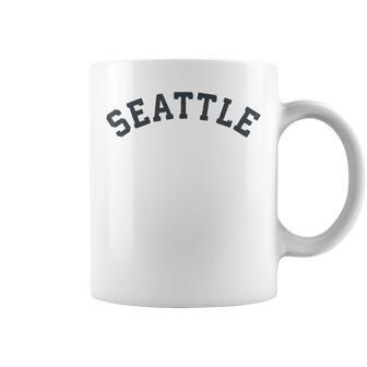 Vintage Seattle T Old Retro Seattle Sports Coffee Mug - Monsterry CA