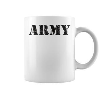 Vintage Usa Army Military Green Us Retro Logo Coffee Mug | Crazezy DE