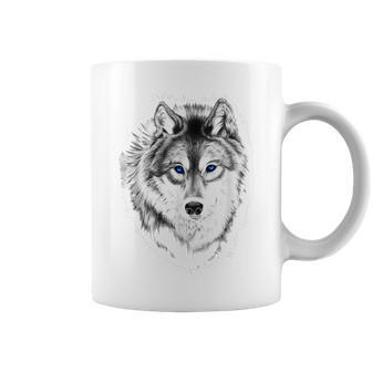 Vintage Wolf Wolf Lovers For Boys And Girls Coffee Mug - Monsterry UK