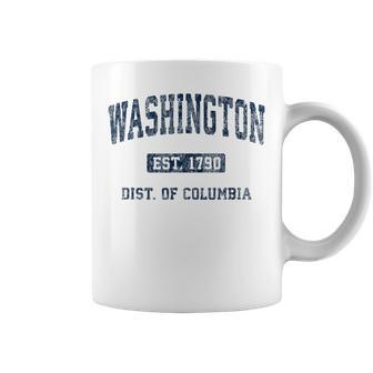 Washington Dc Vintage Athletic Sports Coffee Mug - Monsterry AU
