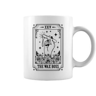 The Wax Boss Tarot Card Wax Specialist Waxing Esthetician Coffee Mug | Crazezy CA