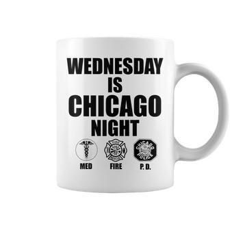 Wednesday Is Chicago Night Med Fire Pd Coffee Mug - Thegiftio UK