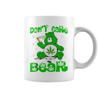 Weed Bear Herb Bear Don't Care Bear Marijuana Cannabis Coffee Mug - Seseable