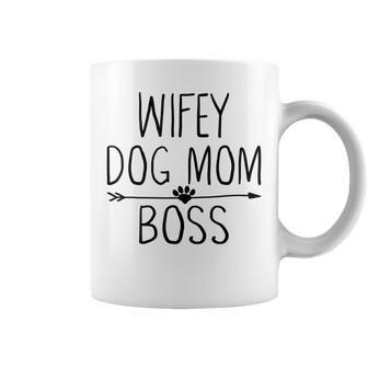 Wifey Mom Boss Lady Mommy From Daughter Son Coffee Mug | Crazezy