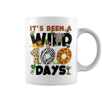 Wild 100 Days Safari Jungle 100Th Day Of School Boys Girls Coffee Mug - Monsterry AU