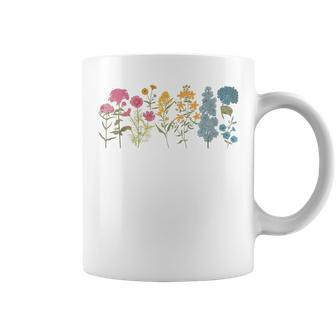 Wildflowers Lgbtq Subtle Pan Pride Pansexual Queer Coffee Mug - Seseable