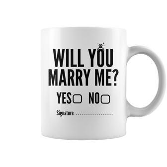 Will You Marry Me Wedding Proposal Coffee Mug - Thegiftio UK