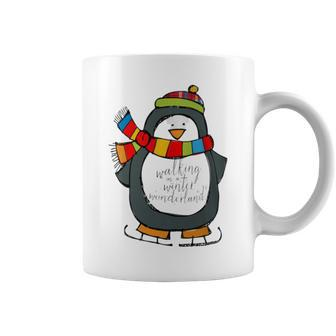 Winter Wonderland Winter Holiday Christmas Penguin Coffee Mug - Monsterry UK