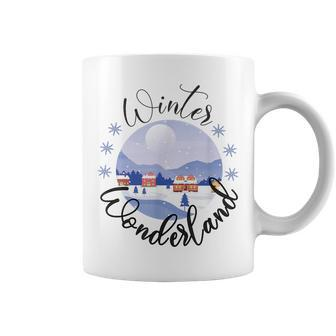 Winter Wonderland Pretty Snow Landscape Coffee Mug - Monsterry CA