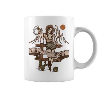 Women's The Hell I Won't Coffee Mug - Monsterry DE