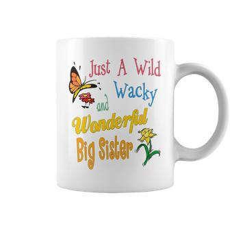 Wonderful Big Sister Best Big Sister Ever Floral Coffee Mug - Monsterry