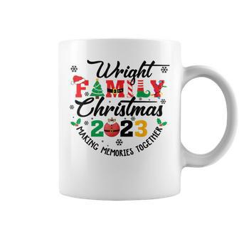 Wright Family Name Christmas Matching Surname Xmas Coffee Mug - Seseable