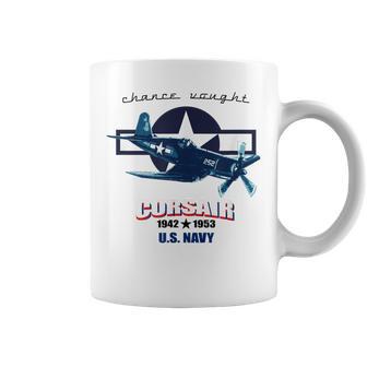 Ww2 Vintage F4u Corsair Navy Warbird Coffee Mug - Monsterry AU