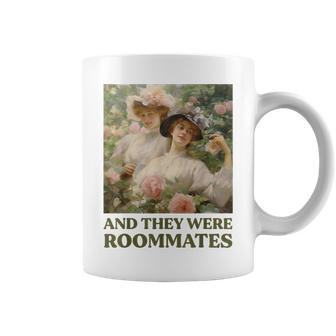And They Were Roommates Queer Lgbtq Lesbian Pride Meme Coffee Mug - Thegiftio UK