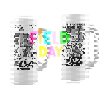 Yellow Field Day Let Games Start Begin Kid Boy Girl Teacher Coffee Mug | Mazezy