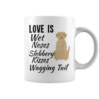 Yellow Labrador Retriever Dog Love My Lab Quote Saying Coffee Mug - Monsterry UK