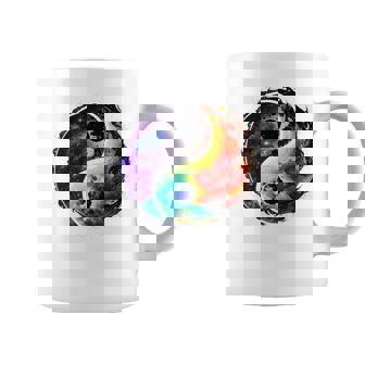 Yin Yang Feng Shui Ying Yang Zen Taijitu Galaxie Colorée Tasse - Cadeauxyz