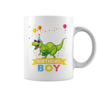Youth 2 Year Old 2Nd Birthday Boy T Rex Dinosaur Coffee Mug - Thegiftio UK