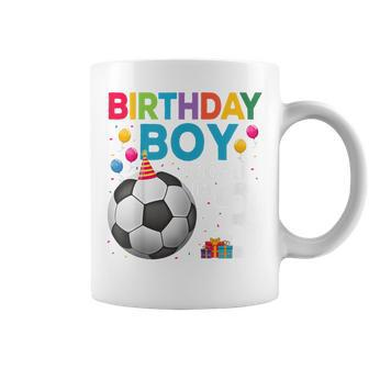 Youth 3 Year Old Boy 3Rd Birthday Boy Football Coffee Mug - Thegiftio UK