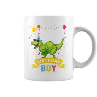 Youth 4 Year Old 4Th Birthday Boy T Rex Dinosaur Coffee Mug - Thegiftio UK