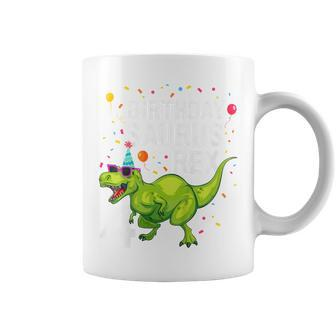 Youth 4 Year Old Birthday Boy Girl Dinosaur T Rex Family Matching Coffee Mug - Thegiftio UK