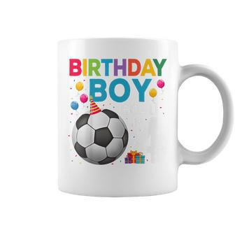 Youth 4 Year Old Boy 4Th Birthday Boy Football Coffee Mug - Thegiftio UK