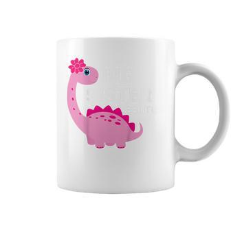Youth Big Sister Saurus Cute Dinosaur Pregnancy Announcement Coffee Mug - Thegiftio UK