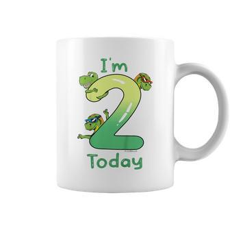 Youth I'm 2 Today Second Bday Dinosaur 2 Year Old Boy 2Nd Birthday Coffee Mug - Thegiftio UK