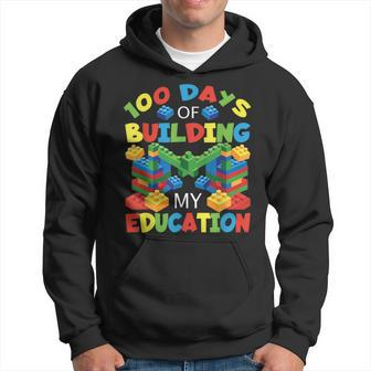 100 Days Of Building My Education Construction Block Hoodie | Mazezy