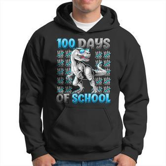 100 Days Of School Trex 100 Days Smarter 100Th Day Of School Hoodie - Monsterry UK