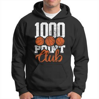 1000 Points Basketball Club Scorer Squad Basketball Player Hoodie - Monsterry CA