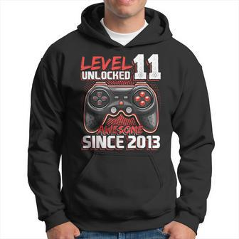 11Th Birthday Gamer 11 Year Old Bday Boy Eleven Son Hoodie - Seseable